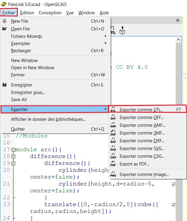 steps export